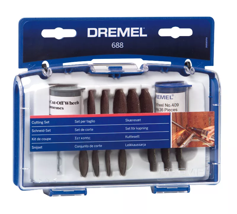 Kit accessoires découpe 69 pièces Dremel 688